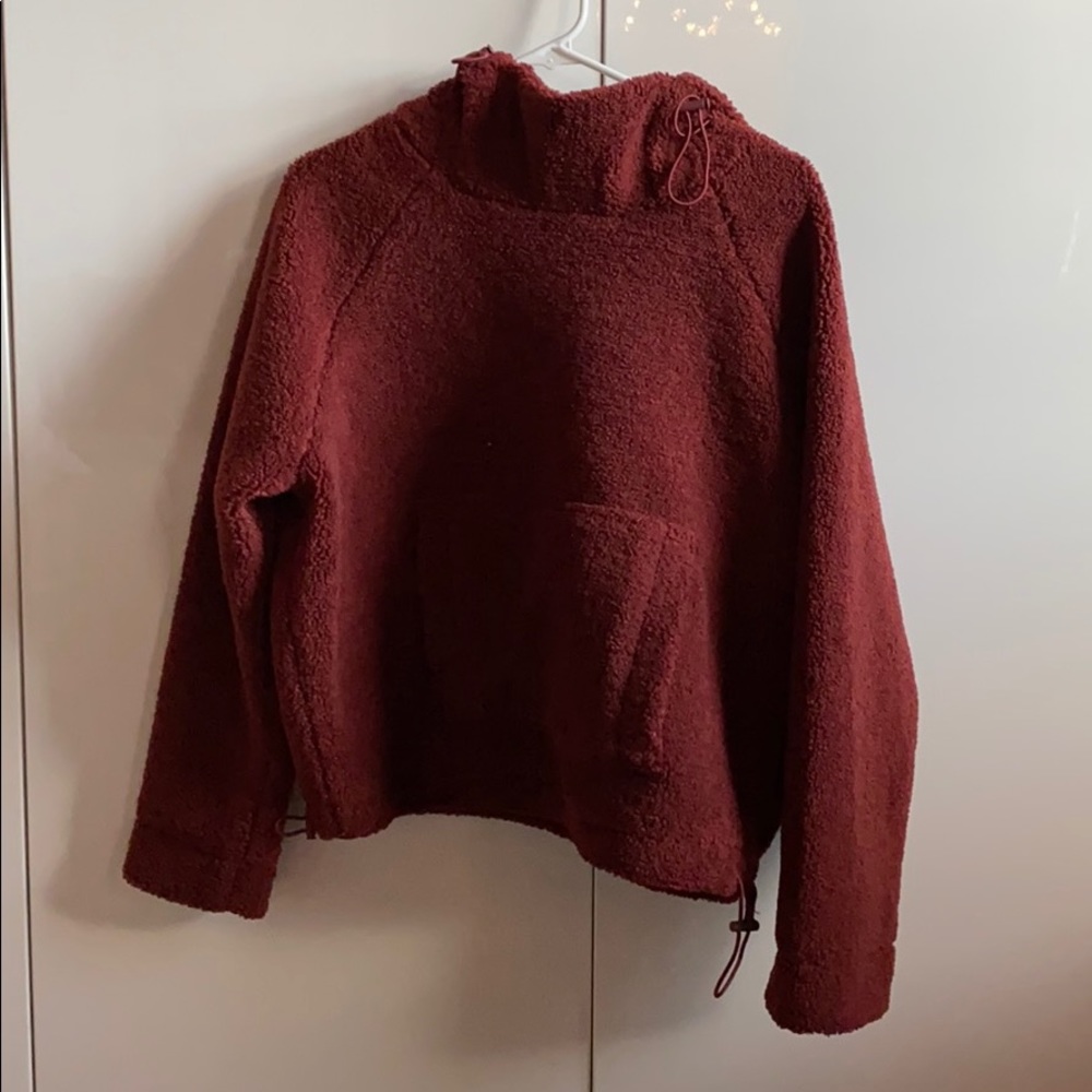 Vince Faux Cozy Sherpa Hoodie Sweater